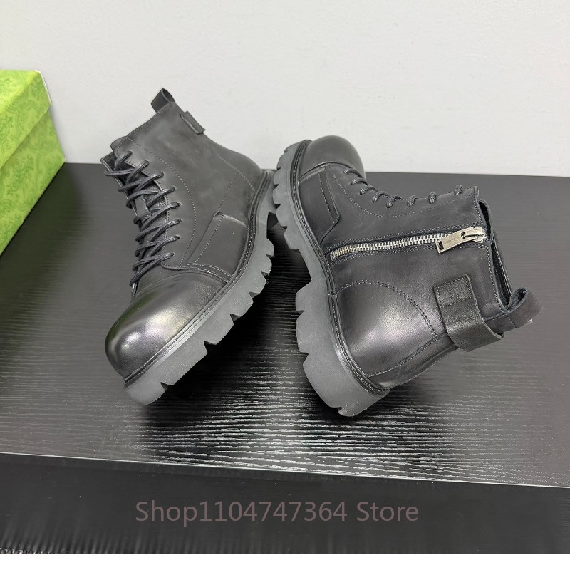 Bottes de combat en cuir vérit - Leatherwork Designs avis et prix